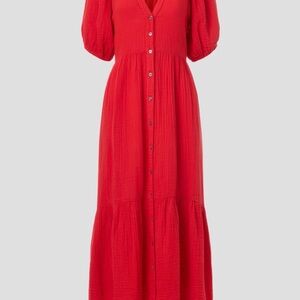 Xirena Lennox Red Midi Dress - Medium